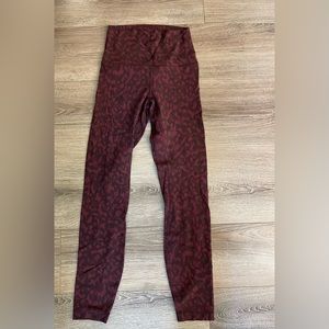 Lululemon Align Leopard Print